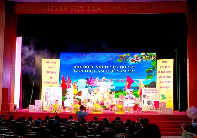 Huyện Mê Linh đạt giải Nhất chung khảo Hội thi thiếu nhi Thủ đô tuyên truyền giới thiệu sách năm 2022 - Ảnh 4.