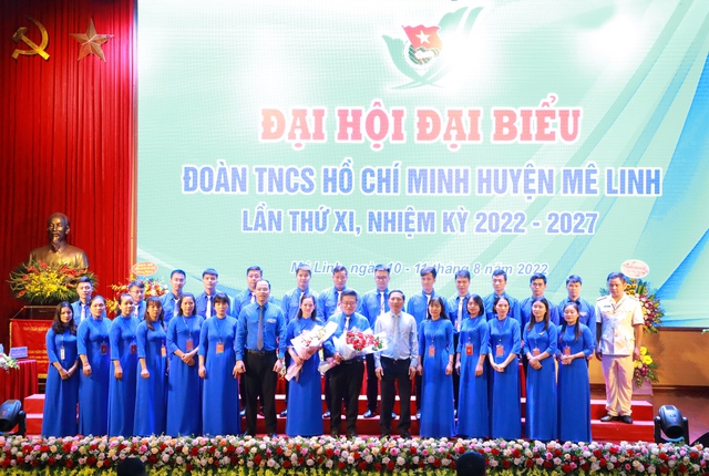 Đại hội Đoàn Thanh niên cộng sản Hồ Chí Minh huyện Mê Linh lần thứ XI, nhiệm kỳ 2022- 2027 - Ảnh 6.