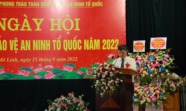 Mê Linh tổ chức &quot;Ngày hội toàn dân bảo vệ an ninh tổ quốc&quot; năm 2022 - Ảnh 9.