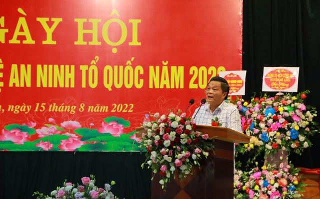 Mê Linh tổ chức &quot;Ngày hội toàn dân bảo vệ an ninh tổ quốc&quot; năm 2022 - Ảnh 3.