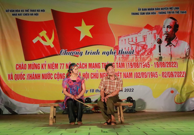 Mê Linh: biểu diễn nghệ thuật kỷ niệm 77 năm Cách mạng Tháng Tám và Quốc khánh nước Cộng hòa xã hội chủ nghĩa Việt Nam - Ảnh 2.