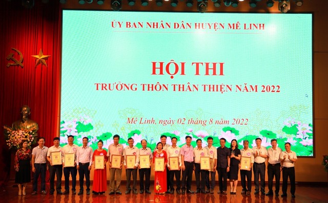 Hội thi Trưởng thôn thân thiện huyện Mê Linh năm 2022: Phát huy bản lĩnh trưởng thôn - Ảnh 7.
