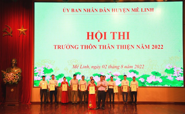 Hội thi Trưởng thôn thân thiện huyện Mê Linh năm 2022: Phát huy bản lĩnh trưởng thôn - Ảnh 3.