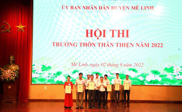 Hội thi Trưởng thôn thân thiện huyện Mê Linh năm 2022: Phát huy bản lĩnh trưởng thôn - Ảnh 5.