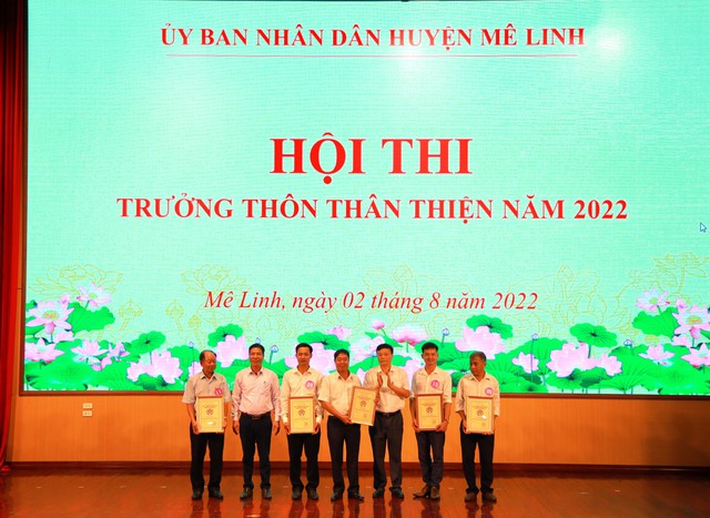 Hội thi Trưởng thôn thân thiện huyện Mê Linh năm 2022: Phát huy bản lĩnh trưởng thôn - Ảnh 6.