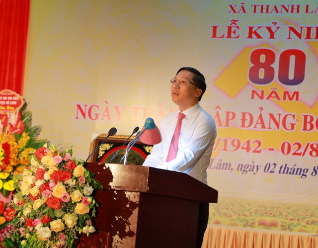 Thanh Lâm tổ chức trọng thể Lễ kỷ niệm 80 năm ngày thành lập Đảng bộ xã - Ảnh 3.
