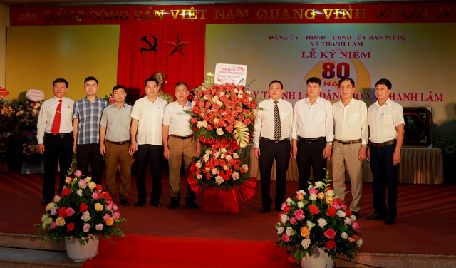 Thanh Lâm tổ chức trọng thể Lễ kỷ niệm 80 năm ngày thành lập Đảng bộ xã - Ảnh 12.