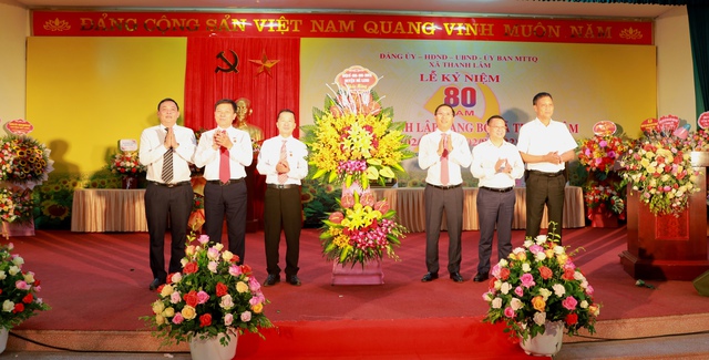 Thanh Lâm tổ chức trọng thể Lễ kỷ niệm 80 năm ngày thành lập Đảng bộ xã - Ảnh 4.