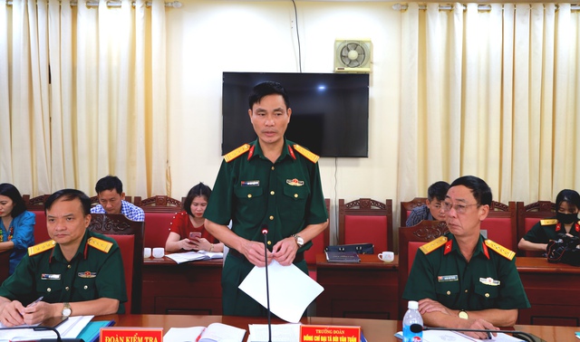 Thành phố kiểm tra công tác giáo dục quốc phòng và an ninh tại huyện Mê Linh - Ảnh 2.