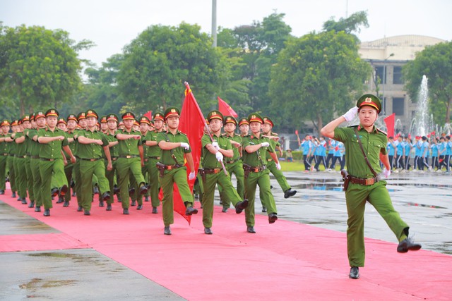 Trang trọng Lễ khai mạc Đại hội Thể dục Thể thao huyện Mê Linh lần thứ X - Năm 2022 - Ảnh 14.