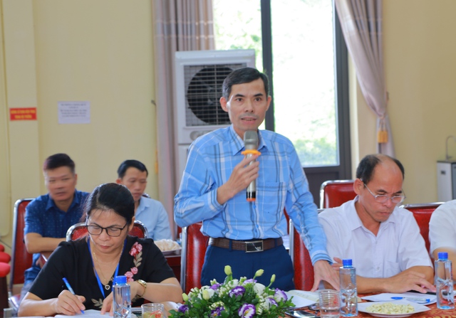 Đồng chí Nguyễn Thanh Liêm – Bí thư Huyện ủy làm việc với Đảng ủy xã Tiền Phong - Ảnh 2.