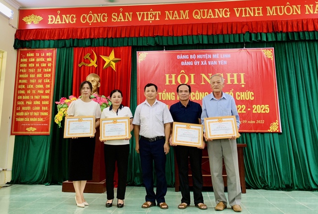 Đảng ủy xã Vạn Yên tổ chức Hội nghị tổng kết công tác tổ chức Đại hội Chi bộ nhiệm kỳ 2022-2025 - Ảnh 5.