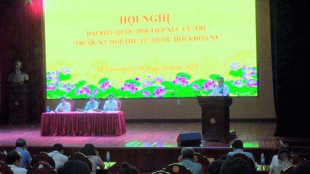 Đại biểu Quốc hội Thành phố Hà Nội tiếp xúc cử tri huyện Mê Linh - Ảnh 2.