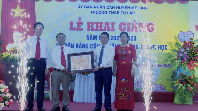 Mê Linh rộn ràng khai giảng năm học mới 2022 – 2023.    - Ảnh 7.