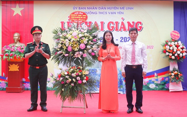 Mê Linh rộn ràng khai giảng năm học mới 2022 – 2023.    - Ảnh 14.