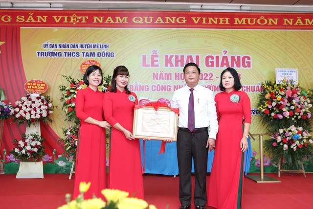 Mê Linh rộn ràng khai giảng năm học mới 2022 – 2023.    - Ảnh 9.