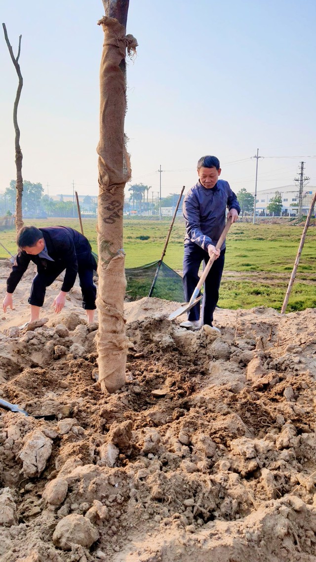 THỊ TRẤN QUANG MINH TỔ CHỨC LỄ PHÁT ĐỘNG TẾT TRỒNG CÂY “ĐỜI ĐỜI NHỚ ƠN BÁC HỒ” XUÂN QUÝ MÃO 2023 - Ảnh 5.