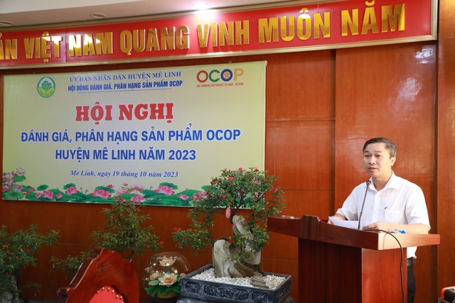 Mê Linh sẽ có thêm 29 sản phẩm đạt tiêu chuẩn OCOP - Ảnh 1. Mê Linh sẽ có thêm 29 sản phẩm đạt tiêu chuẩn OCOP - Ảnh 1.