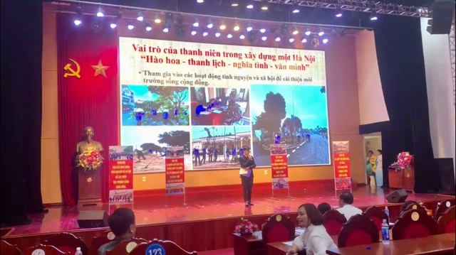 Xã Mê Linh xuất xắc giành giải nhất Hội thi tuyên truyền viên giỏi trong vận động thực hiện Quy tắc ứng xử nơi công cộng trên địa bàn huyện Mê Linh năm 2023 - Ảnh 4.