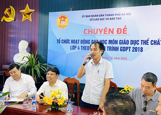 Chuyên đề cấp Thành phố môn Giáo dục thể chất lớp 4 theo chương trình GDPT năm 2018 - Ảnh 2. Chuyên đề cấp Thành phố môn Giáo dục thể chất lớp 4 theo chương trình GDPT năm 2018 - Ảnh 2.