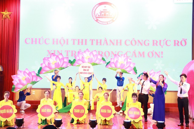 Cụm 3: Sôi nổi vòng sơ khảo Hội thi "Tuyên truyền viên giỏi tuyên truyền Quy tắc ứng xử nơi công cộng" năm 2023- Ảnh 4. Cụm 3: Sôi nổi vòng sơ khảo Hội thi "Tuyên truyền viên giỏi tuyên truyền Quy tắc ứng xử nơi công cộng" năm 2023- Ảnh 4.