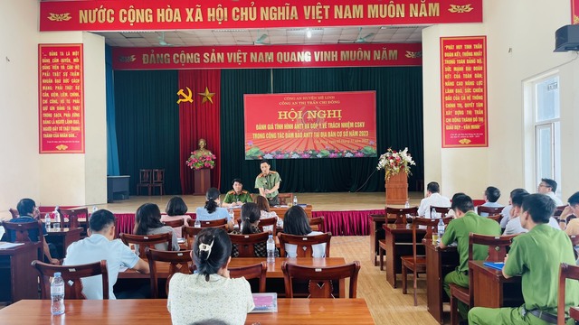 Hội nghị đánh giá tình hình ANTT và góp ý về trách nhiệm CSKV trong công tác bảm đảm ANTT tại địa bàn cơ sở năm 2023 - Ảnh 3. Hội nghị đánh giá tình hình ANTT và góp ý về trách nhiệm CSKV trong công tác bảm đảm ANTT tại địa bàn cơ sở năm 2023 - Ảnh 3.