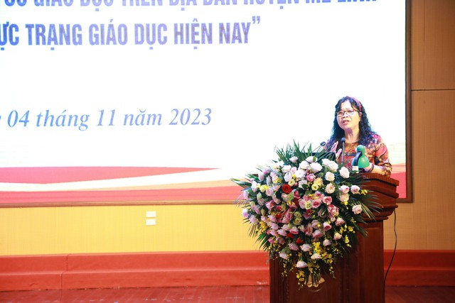 Mê Linh: Tập huấn chuyên đề nâng cao năng lực ứng xử sư phạm, đạo đức nhà giáo, cán bộ, nhân viên trong các cơ sở giáo dục - Ảnh 3. Mê Linh: Tập huấn chuyên đề nâng cao năng lực ứng xử sư phạm, đạo đức nhà giáo, cán bộ, nhân viên trong các cơ sở giáo dục - Ảnh 3.
