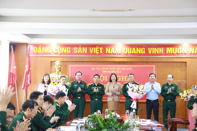 Cụm thi đua số 3, Bộ Tư lệnh Thủ đô tổng kết phong trào Thi đua Quyết thắng năm 2023 - Ảnh 4. Cụm thi đua số 3, Bộ Tư lệnh Thủ đô tổng kết phong trào Thi đua Quyết thắng năm 2023 - Ảnh 4.