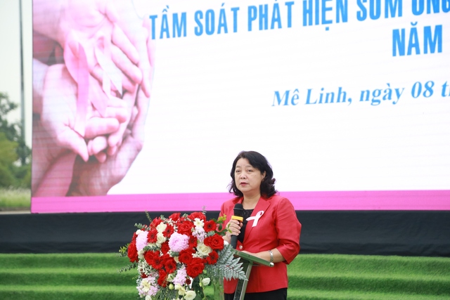 Tư vấn tầm soát, phát hiện sớm ung thư vú, ung thư cổ tử cung tại huyện Mê Linh - Ảnh 2. Tư vấn tầm soát, phát hiện sớm ung thư vú, ung thư cổ tử cung tại huyện Mê Linh - Ảnh 2.