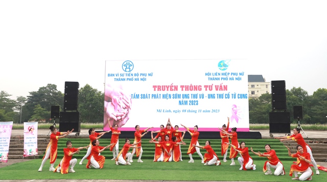 Tư vấn tầm soát, phát hiện sớm ung thư vú, ung thư cổ tử cung tại huyện Mê Linh - Ảnh 1. Tư vấn tầm soát, phát hiện sớm ung thư vú, ung thư cổ tử cung tại huyện Mê Linh - Ảnh 1.