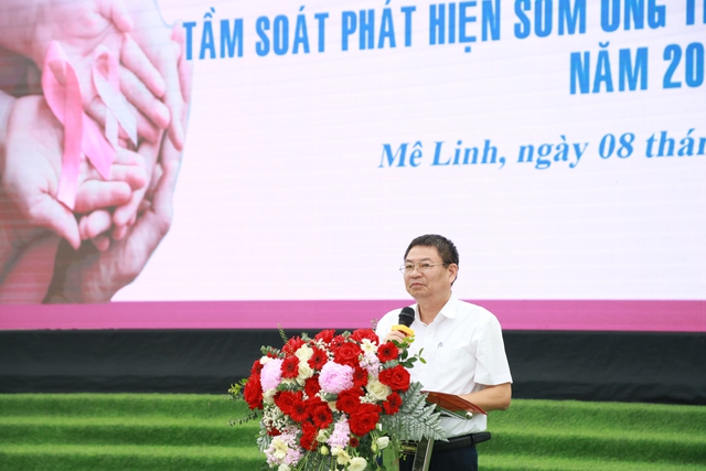 Tư vấn tầm soát, phát hiện sớm ung thư vú, ung thư cổ tử cung tại huyện Mê Linh - Ảnh 3. Tư vấn tầm soát, phát hiện sớm ung thư vú, ung thư cổ tử cung tại huyện Mê Linh - Ảnh 3.
