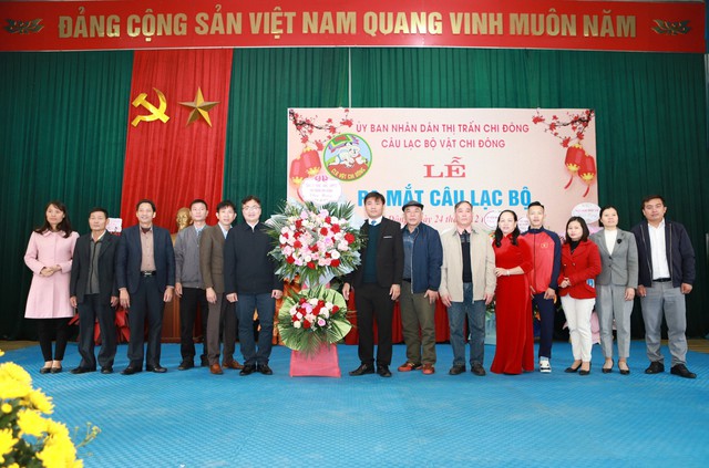 THỊ TRẤN CHI ĐÔNG RA MẮT CÂU LẠC BỘ VẬT- Ảnh 3. THỊ TRẤN CHI ĐÔNG RA MẮT CÂU LẠC BỘ VẬT- Ảnh 3.