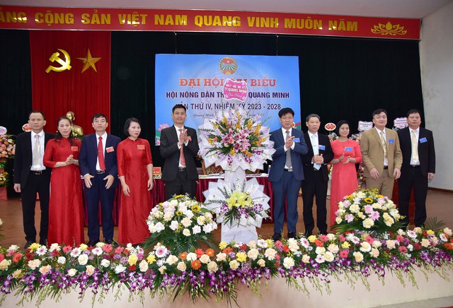 HỘI NÔNG DÂN THỊ TRẤN QUANG MINH TỔ CHỨC THÀNH CÔNG ĐẠI HỘI LẦN THỨ IV, NHIỆM KỲ 2023-2028 - Ảnh 2. HỘI NÔNG DÂN THỊ TRẤN QUANG MINH TỔ CHỨC THÀNH CÔNG ĐẠI HỘI LẦN THỨ IV, NHIỆM KỲ 2023-2028 - Ảnh 2.