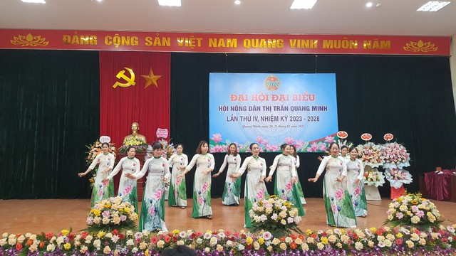 HỘI NÔNG DÂN THỊ TRẤN QUANG MINH TỔ CHỨC THÀNH CÔNG ĐẠI HỘI LẦN THỨ IV, NHIỆM KỲ 2023-2028 - Ảnh 3. HỘI NÔNG DÂN THỊ TRẤN QUANG MINH TỔ CHỨC THÀNH CÔNG ĐẠI HỘI LẦN THỨ IV, NHIỆM KỲ 2023-2028 - Ảnh 3.