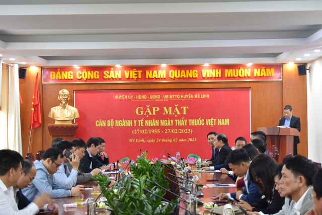 Gặp mặt kỷ niệm 68 năm Ngày Thầy thuốc Việt Nam (27/2/1955-27/2/2023) - Ảnh 1. Gặp mặt kỷ niệm 68 năm Ngày Thầy thuốc Việt Nam (27/2/1955-27/2/2023) - Ảnh 1.