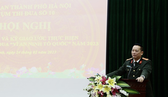 Cụm thi đua số 10 - Công an Thành phố Hà Nội phát động và ký giao ước thi đua năm 2023 - Ảnh 3. Cụm thi đua số 10 - Công an Thành phố Hà Nội phát động và ký giao ước thi đua năm 2023 - Ảnh 3.