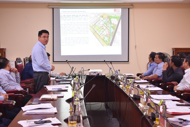 Thường trực Huyện ủy nghe báo cáo tổng thể các quy hoạch trên địa bàn huyện Mê Linh - Ảnh 1.