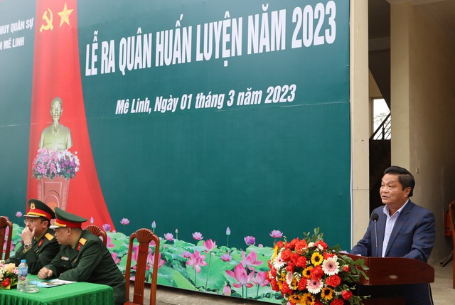 Lễ ra quân huấn luyện năm 2023 - Ảnh 3.