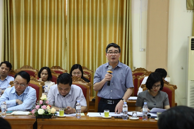 Thường trực Huyện ủy làm việc với Đảng ủy xã Mê Linh - Ảnh 3.