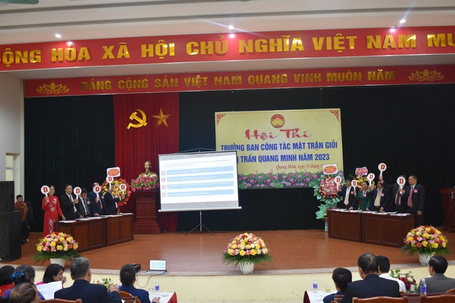 Quang Minh sôi nổi Hội thị Trưởng Ban công tác mặt trận giỏi - Ảnh 3.