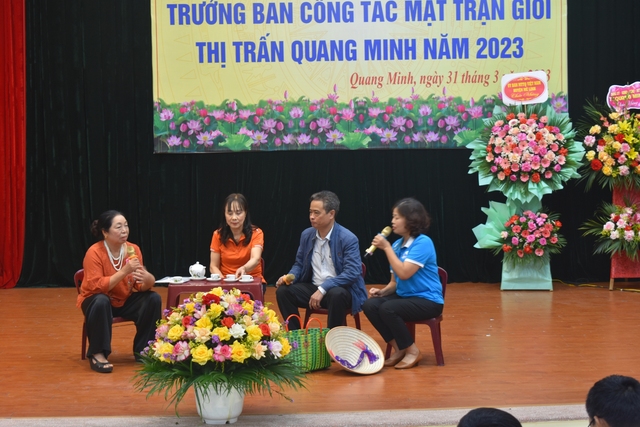 Quang Minh sôi nổi Hội thị Trưởng Ban công tác mặt trận giỏi - Ảnh 4.