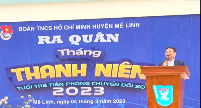 Huyện Đoàn Mê Linh phát động Tháng Thanh niên năm 2023 - Ảnh 4. Huyện Đoàn Mê Linh phát động Tháng Thanh niên năm 2023 - Ảnh 4.