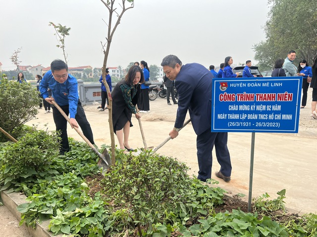 Huyện Đoàn Mê Linh phát động Tháng Thanh niên năm 2023 - Ảnh 6. Huyện Đoàn Mê Linh phát động Tháng Thanh niên năm 2023 - Ảnh 6.
