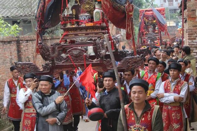 Hội làng Phú Mỹ - sắc xuân quê hương xã Tự Lập, huyện Mê Linh, Hà Nội. - Ảnh 3.
