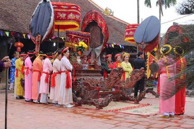 Hội làng Phú Mỹ - sắc xuân quê hương xã Tự Lập, huyện Mê Linh, Hà Nội. - Ảnh 4.