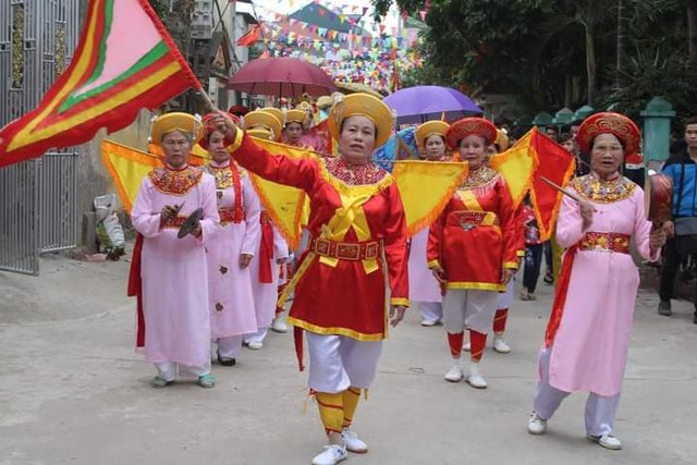 Hội làng Phú Mỹ - sắc xuân quê hương xã Tự Lập, huyện Mê Linh, Hà Nội. - Ảnh 5.