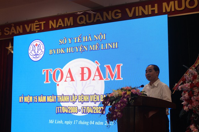 Bệnh viện Đa khoa huyện Mê Linh: Kỷ niệm 15 năm ngày thành lập - Ảnh 5.