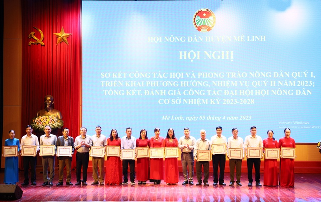 Hội Nông dân huyện Mê Linh tổng kết công tác Đại hội Hội Nông cơ sở, nhiệm kỳ 2023-2028 - Ảnh 3. Hội Nông dân huyện Mê Linh tổng kết công tác Đại hội Hội Nông cơ sở, nhiệm kỳ 2023-2028 - Ảnh 3.
