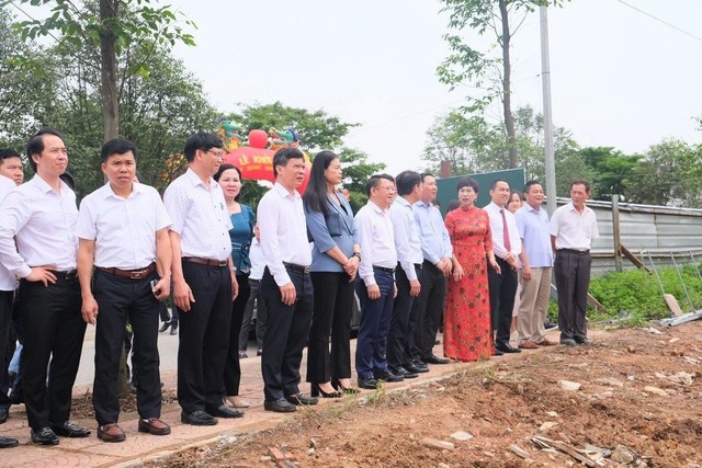 Mê Linh: Khởi công xây dựng nhà ở xã hội thuộc dự án Khu nhà ở Đô thị Kim Hoa - Ảnh 5.