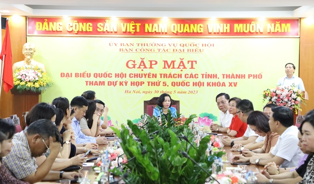 Đoàn đại biểu Quốc hội chuyên trách ở 63 tỉnh, Thành phố dâng hương Đền Hai Bà Trưng, huyện Mê Linh - Ảnh 3.